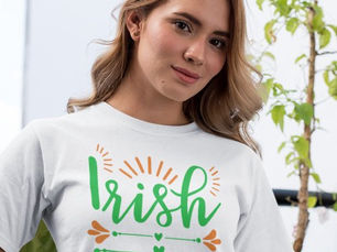 Hot Deals! Fun Irish Pride Womens T-Shirt
