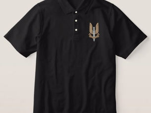 Big Deals! British SAS Embroidered Polo Shirt