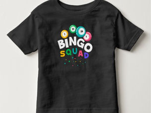 Top 5! Funny Bingo Team Gambling Humor Toddler T-shirt