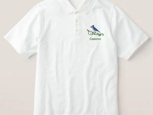 Top 5! Blue Jay Name Embroidered Polo Shirt