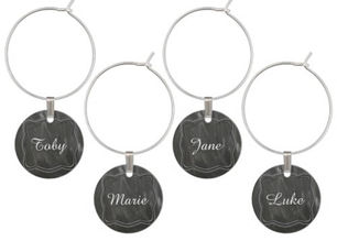 Big Deals! Personalized Name Wine Glass Charms