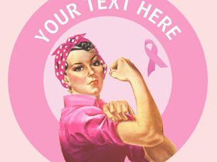 Best Price! Personalized Rosie the Riveter Breast Cancer pink Classic Round Sticker