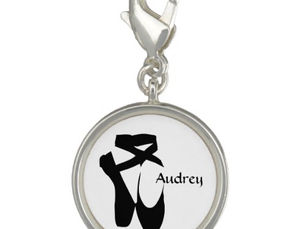 Review Ballet Ballerina Black Pointe Shoes Custom Charm