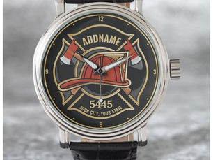 Top 10! Personalized Firefighter Fireman Fire Department Watch