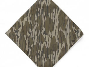 Big Deals! Bottomland Camo for Men Hunting Apparel Gear Bandana