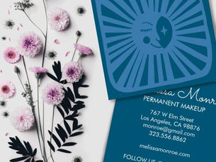 Top 10! Glowing Moon Cute and Charming Blue Moonbeam Square Business Card