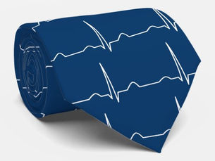 Top 10! Doctor Cardiologist cardiogram ECG pattern Neck Tie