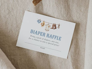 Hot Deals! Cowboy Baby Shower Diaper Raffle Ticket Enclosure Card