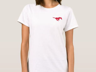 Top 10! SMU Mustangs Logo T-Shirt