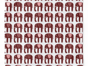 Hot Review! Elephant Pattern Pink Bandana