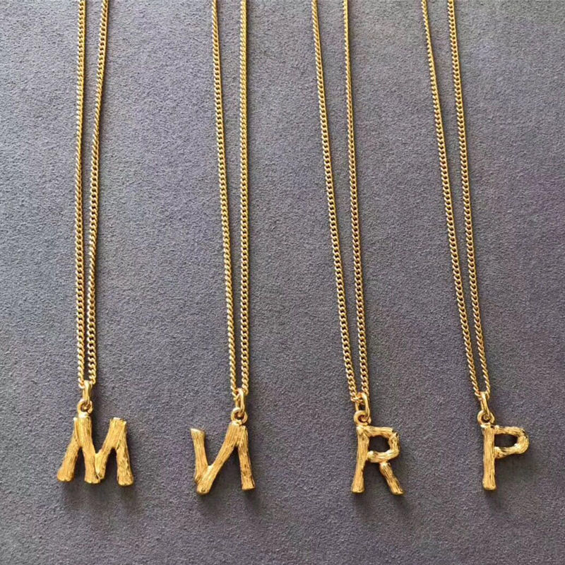 Mini Alphabet Necklace - 26 Letters Collar Chain