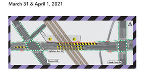 Overnight Utility Inspection at Weston Rd & Eglinton Ave W (March 31 & April 1)