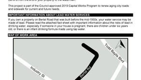 Road Reconstruction & Sidewalk Construction: Bertal Rd