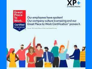 WE ARE GREAT PLACE TO WORK CERTIFIED!