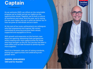 Message from the Captain