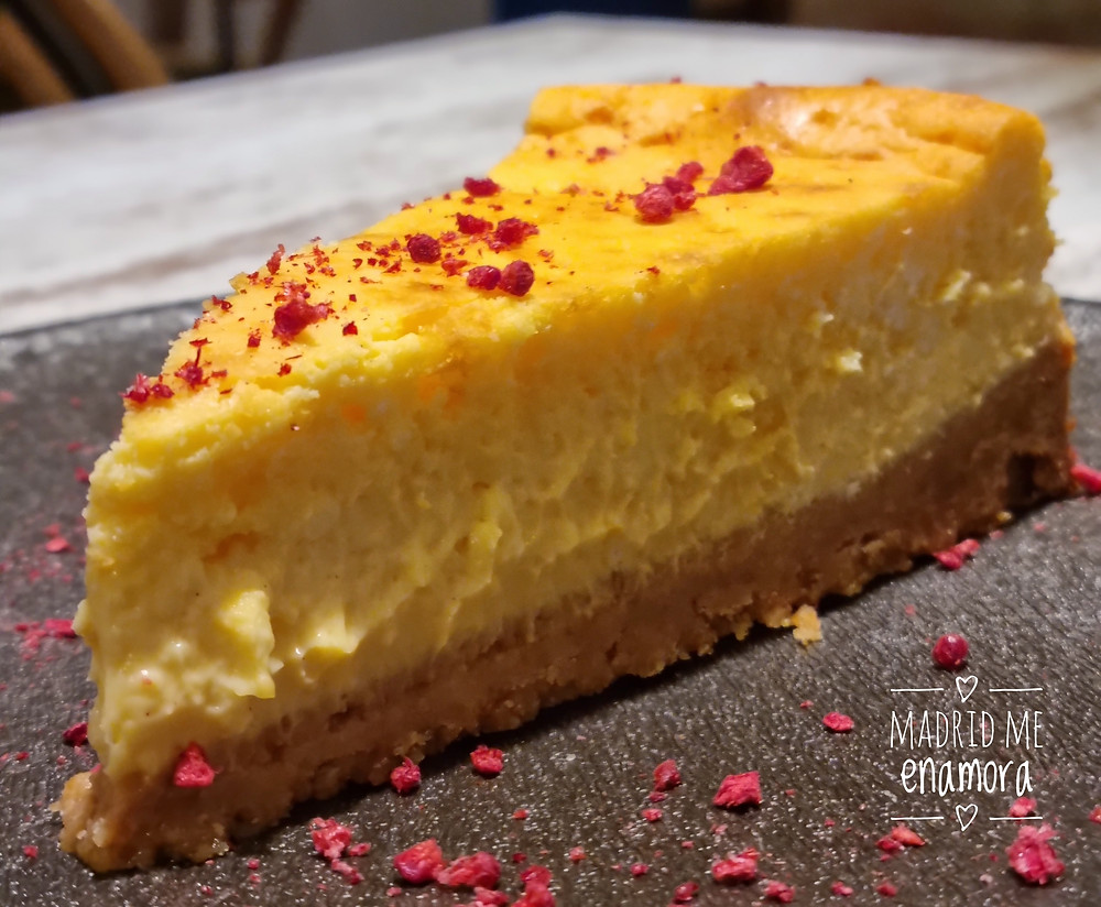Tarta de queso Morgana.