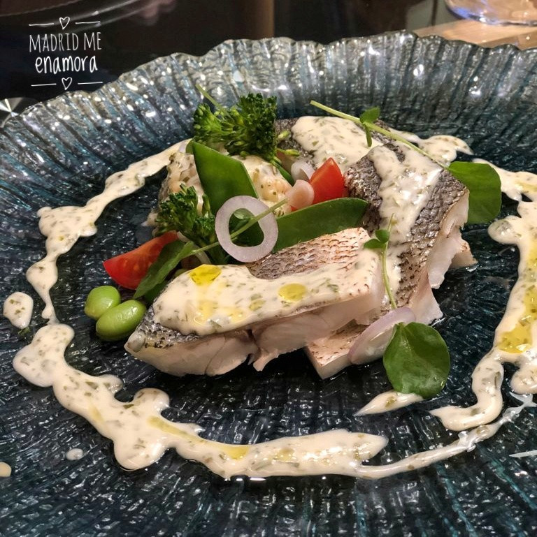 Supremas de lubina con falso risotto de trigo tierno al limón y estragón