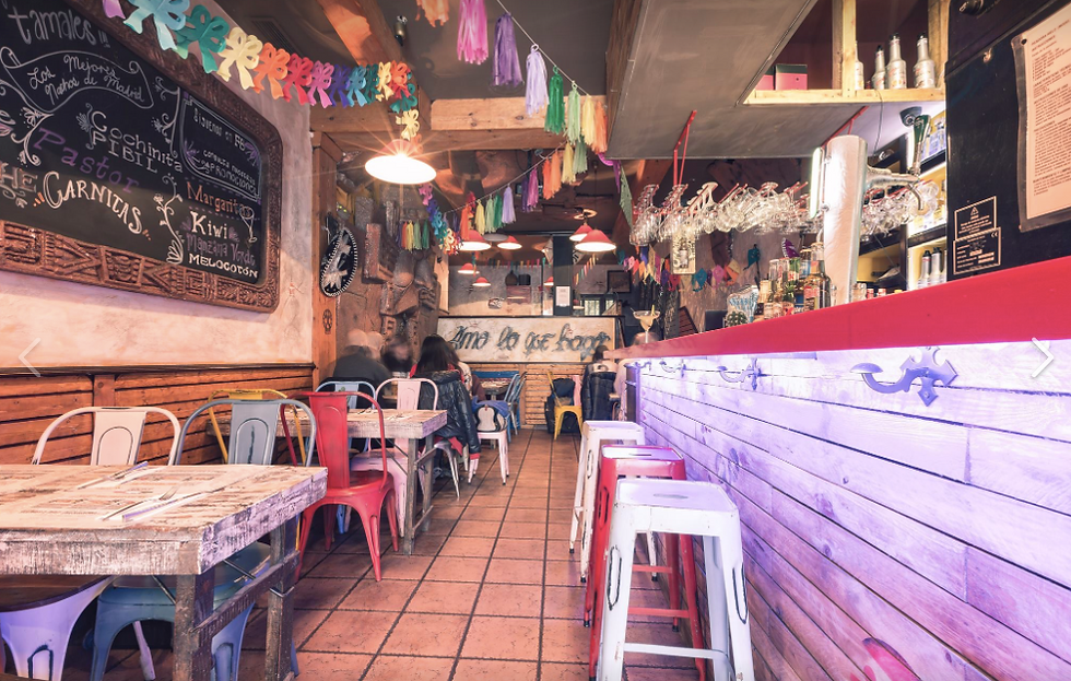 La venganza de Malinche, restaurante recomendado en Madrid por www.madridmeenamora.com