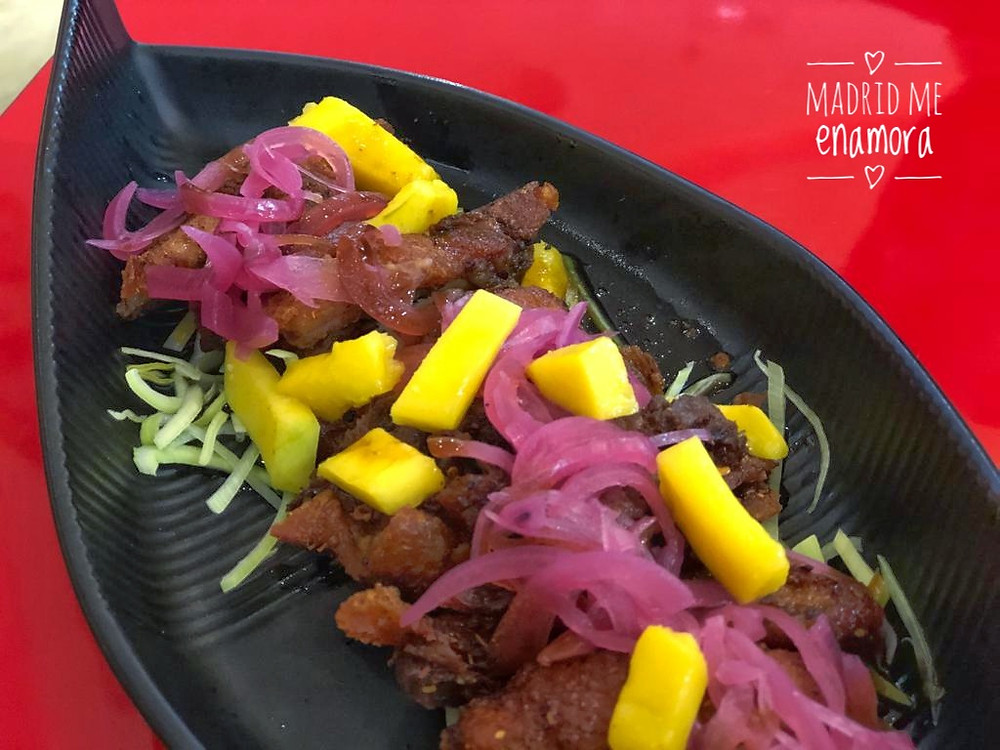 El Pato picante & mango nos sorprendió por su sabor.