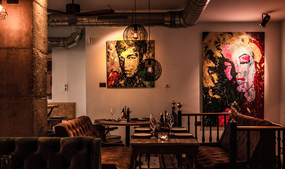 Interior del restaurante Amicis.