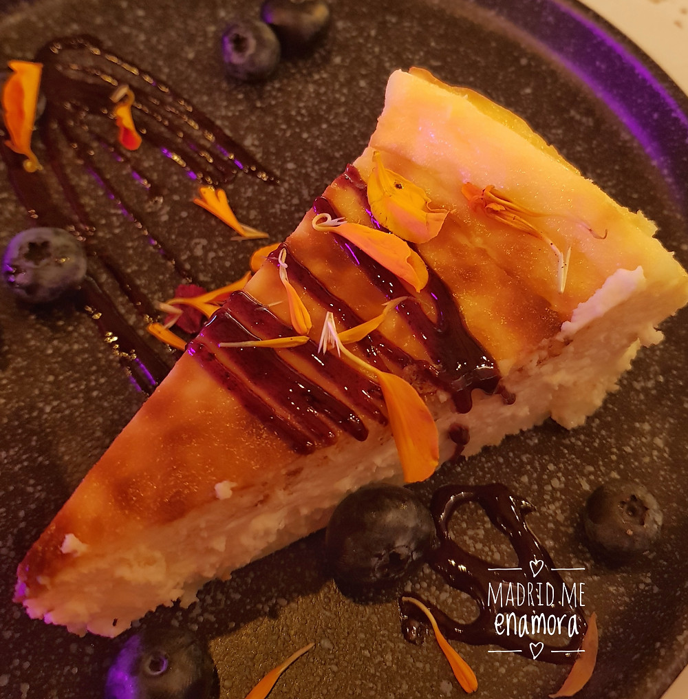 Tarta de queso de Alma Matter.