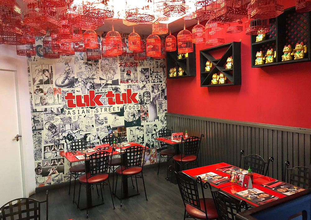 Tuk Tuk Asian Street Food, restaurante recomendado en Madrid por www.madridmeenamora.com