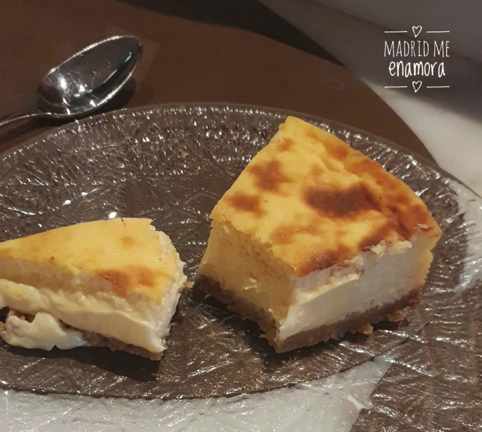 Tarta de queso de Carbón Negro.