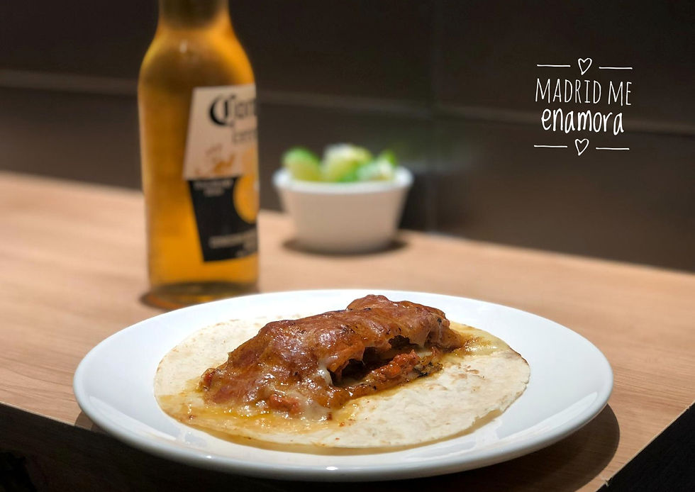 Taco la Maja al pastor.