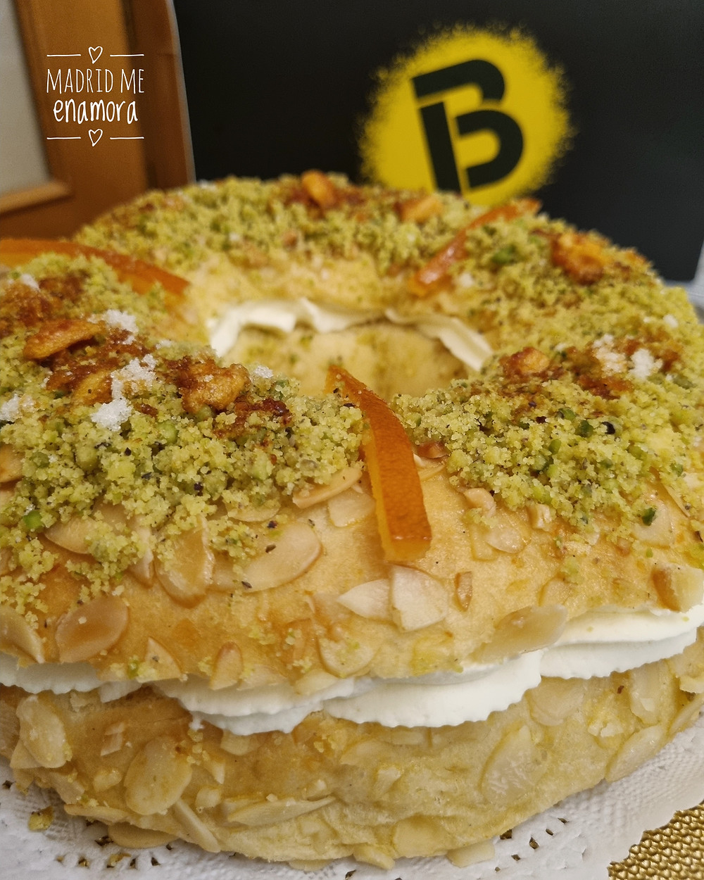 Roscón de reyes de Brulèe.