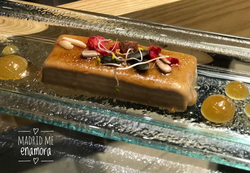 Foie brûlèe con confitura de higos.