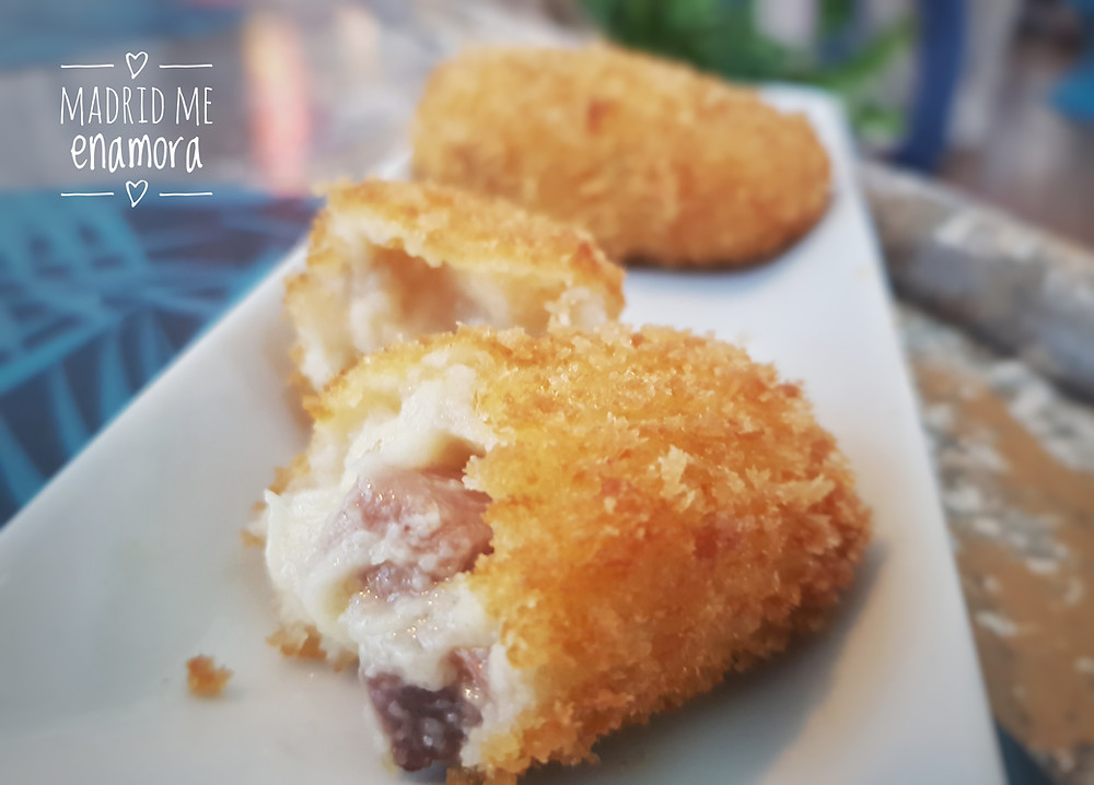 Croquetas de jamón ibérico de La Casa de Cristal.