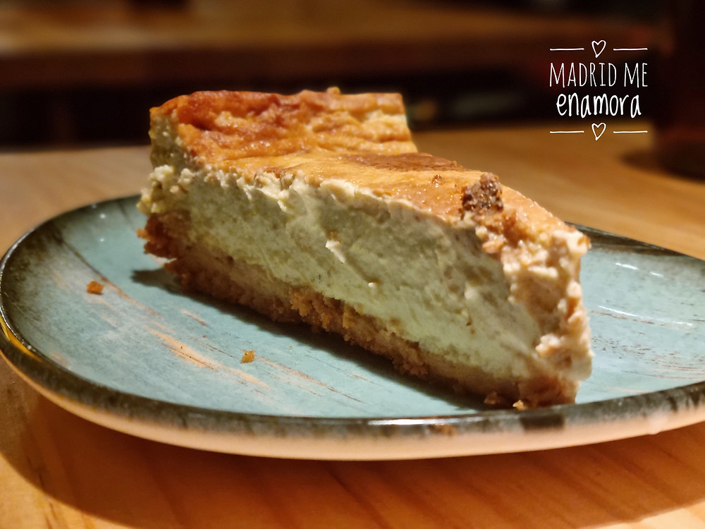 Tarta de queso de La Nobia de Lavapiés.