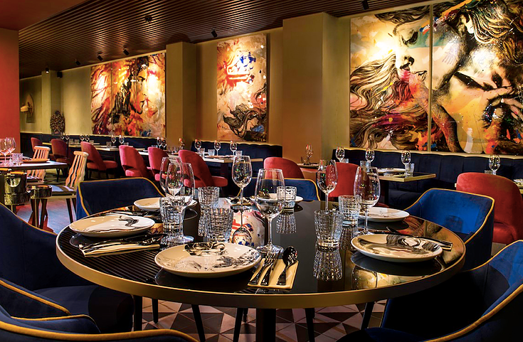 Comedor del restaurante Iztac.
