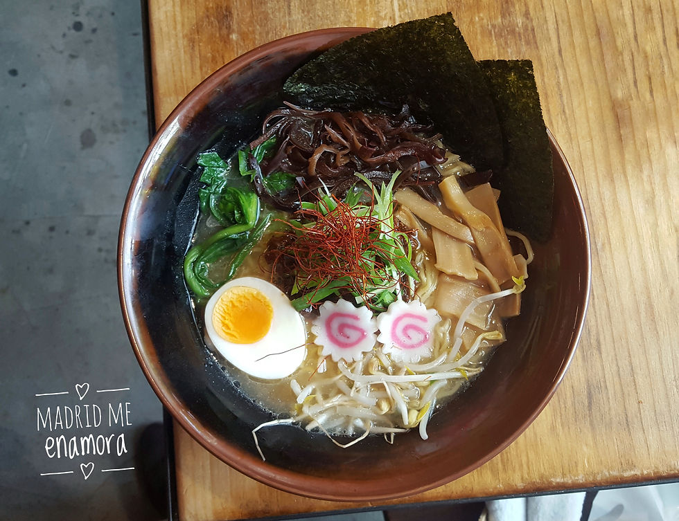 Ninja Ramen, restaurante recomendado en Madrid por www.madridmeenamora.com