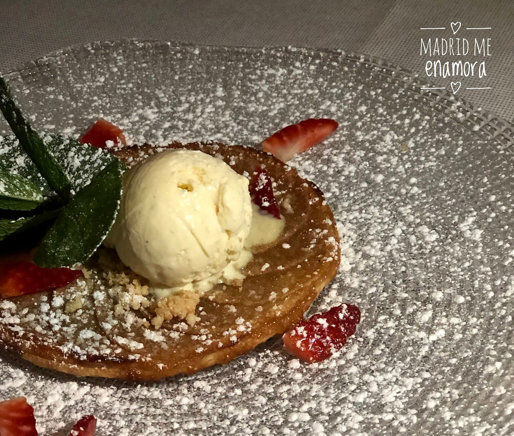 La tarta fina de manzana de Verdura&Brasa fue un perfecto punto final.