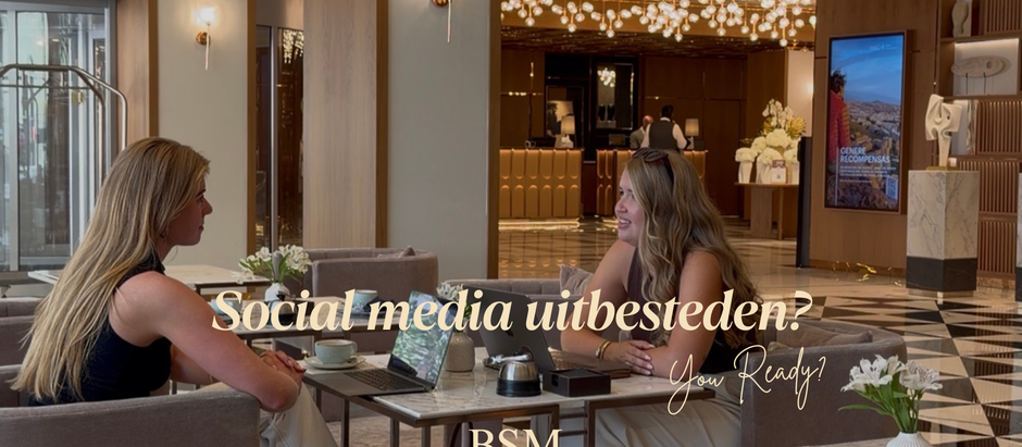 Twee ondernemers bespreken social media uitbesteden tijdens een strategiegesprek met Blonk Social Media Management.
