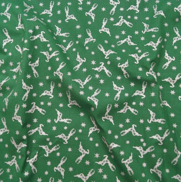 Green and Silver Reindeer