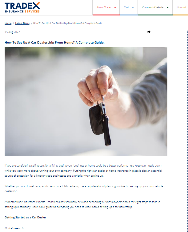 A man holding a set of car keys