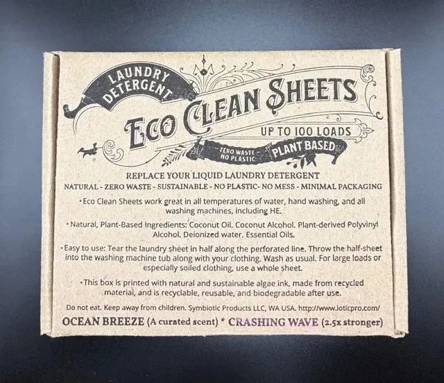 Eco Clean Laundry Sheets