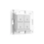 Shelly Wall Switch 4 Intrerupator/button pentru relee - Alb