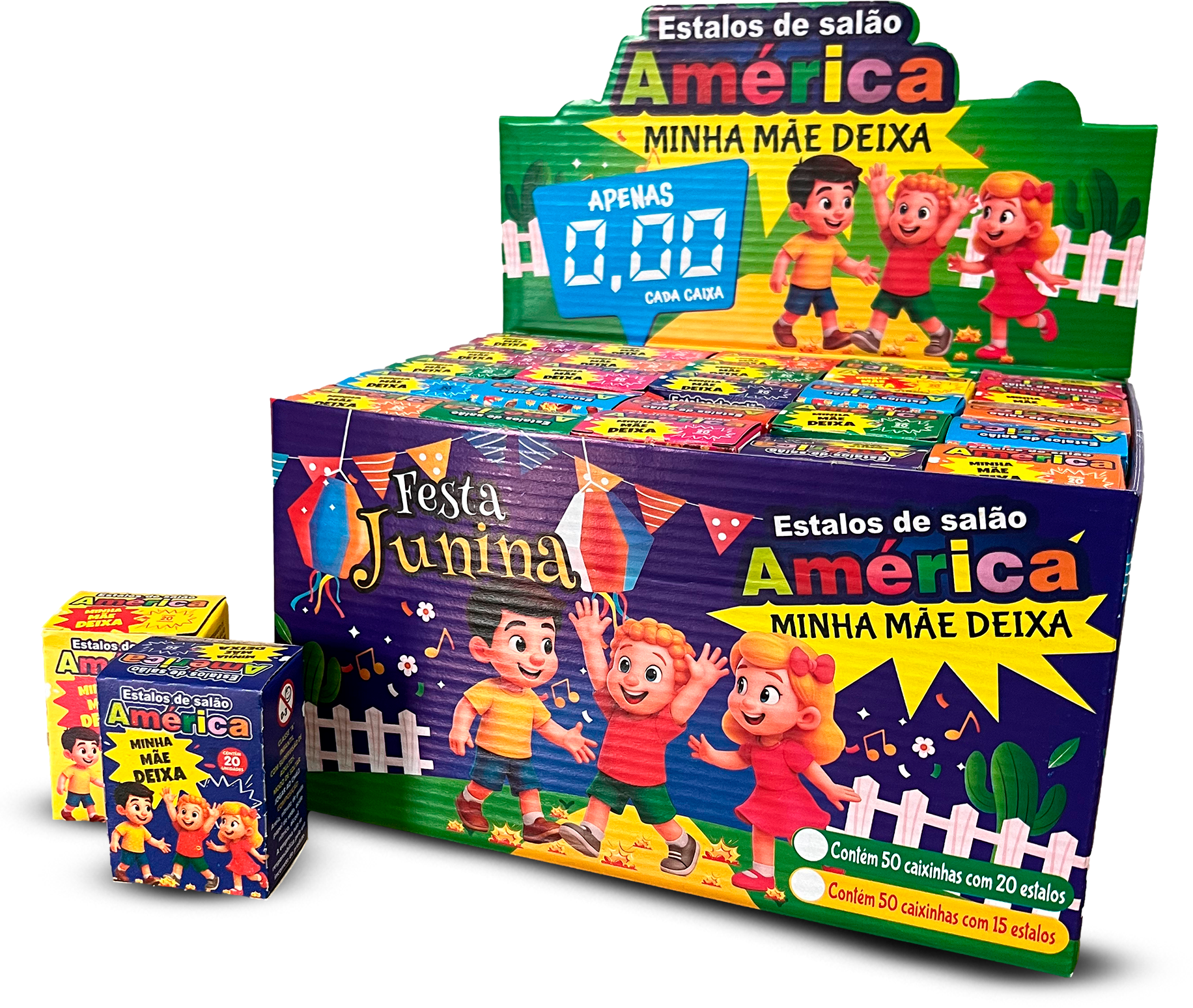 ESTALOS DE SALÃO - DISPLAY 50X15 OU 50X20