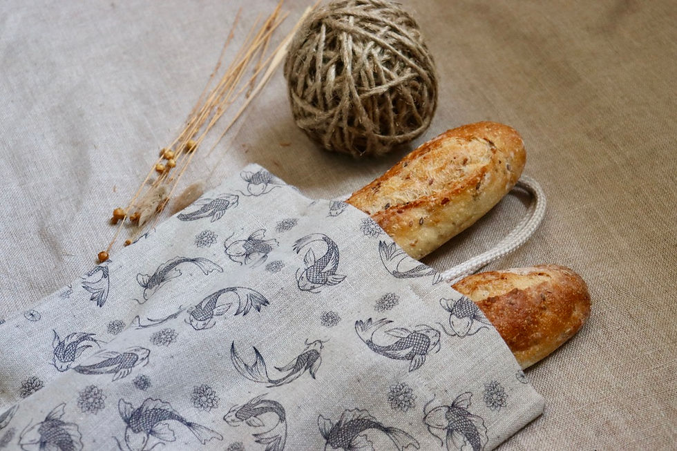 Miniature : Sac à Pain Motif poisson
