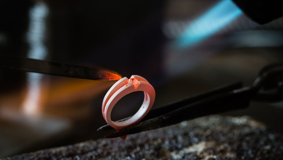 torchwork on a ring background