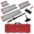 Ultimate skim coating blade set with case