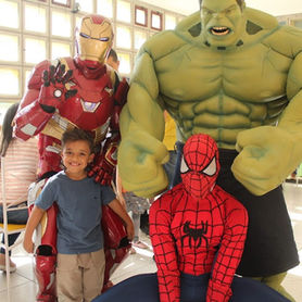 CONTRATAR HEROIS - CONTRATAR PERSONAGENS VIVOS FESTA VINGADORES - FANTASIA HULK - FANTASIA