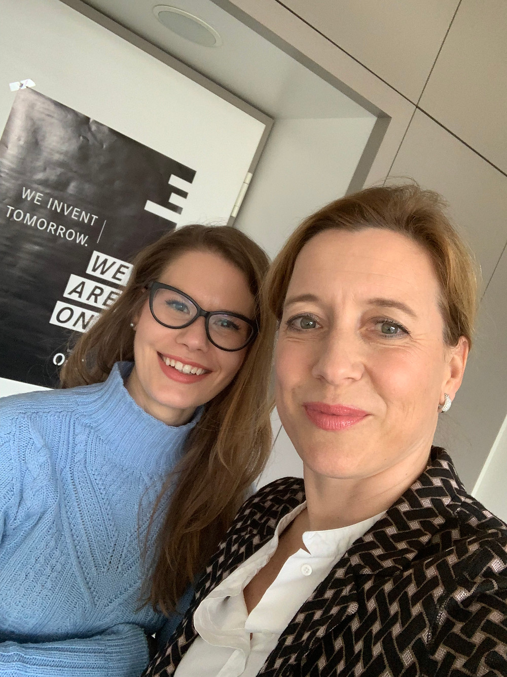 Giulia and her mentor, Sabine