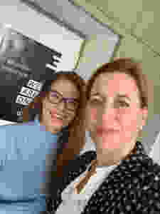 Giulia and her mentor, Sabine