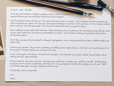A letter to my 15-year-old self