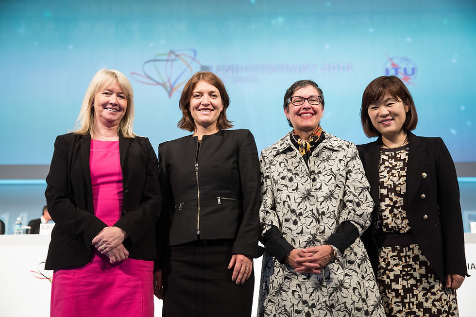 Monique Morrow pictured above, third to the right.