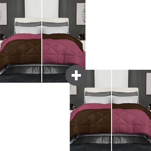 الصورة المصغرة: Set of 2 single size quit 160*235 cm -  طقم 2 لحاف مقاس فردي
